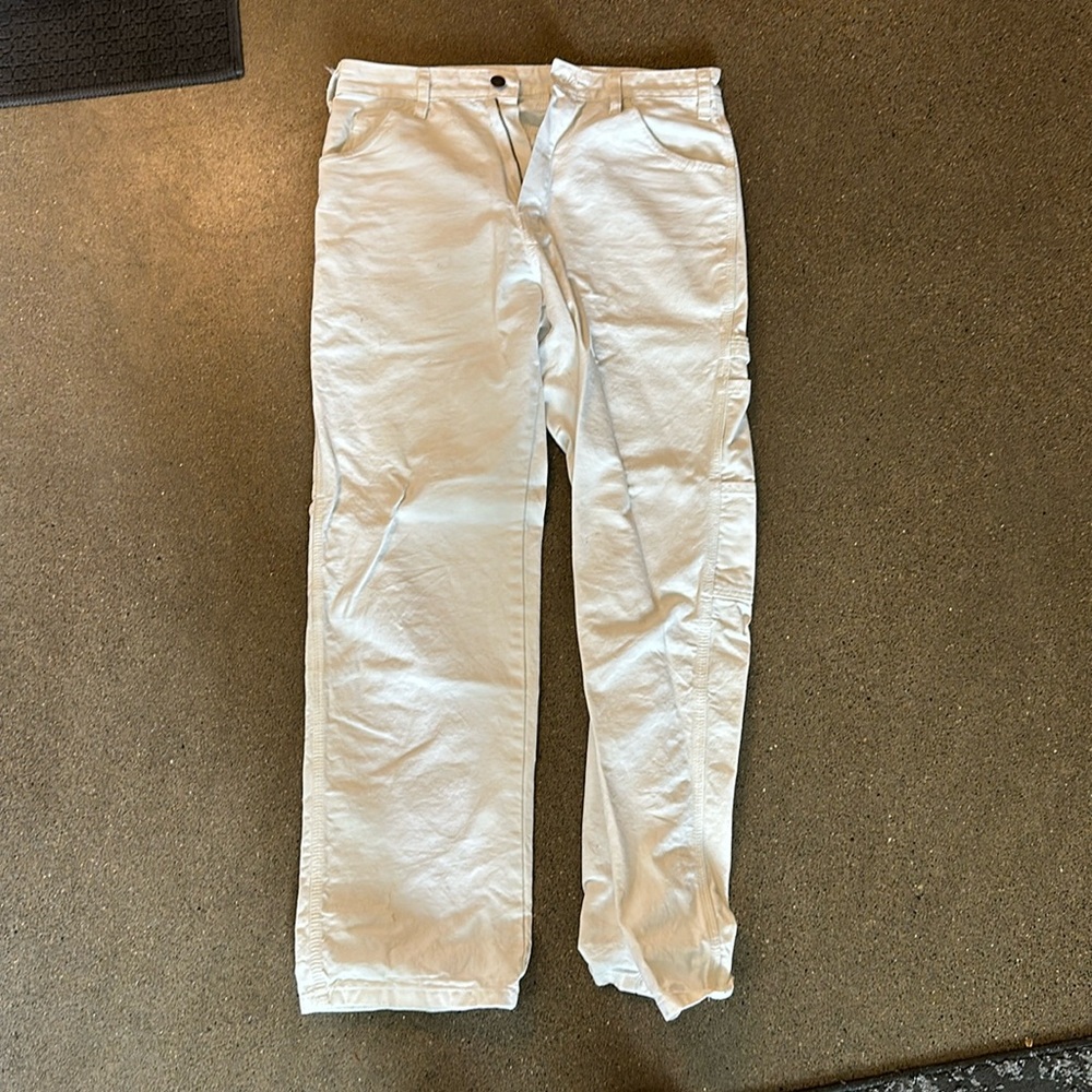 Dickies white carpenter pants